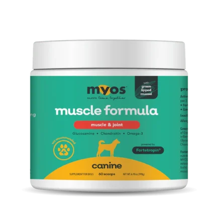 MYOS Canine Green Lipped Mussel Formula powered by Fortetropin®