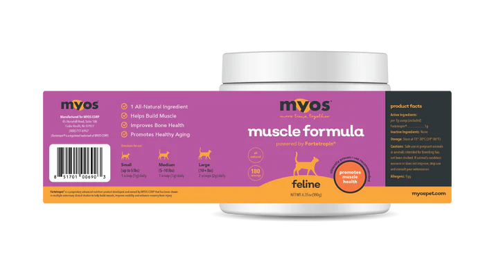 MYOS Feline Muscle Formula powered by Fortetropin® - Image 3